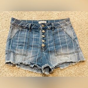 Happily Grey Jean shorts size 11 / 30 with stretchy material.  Super cute!